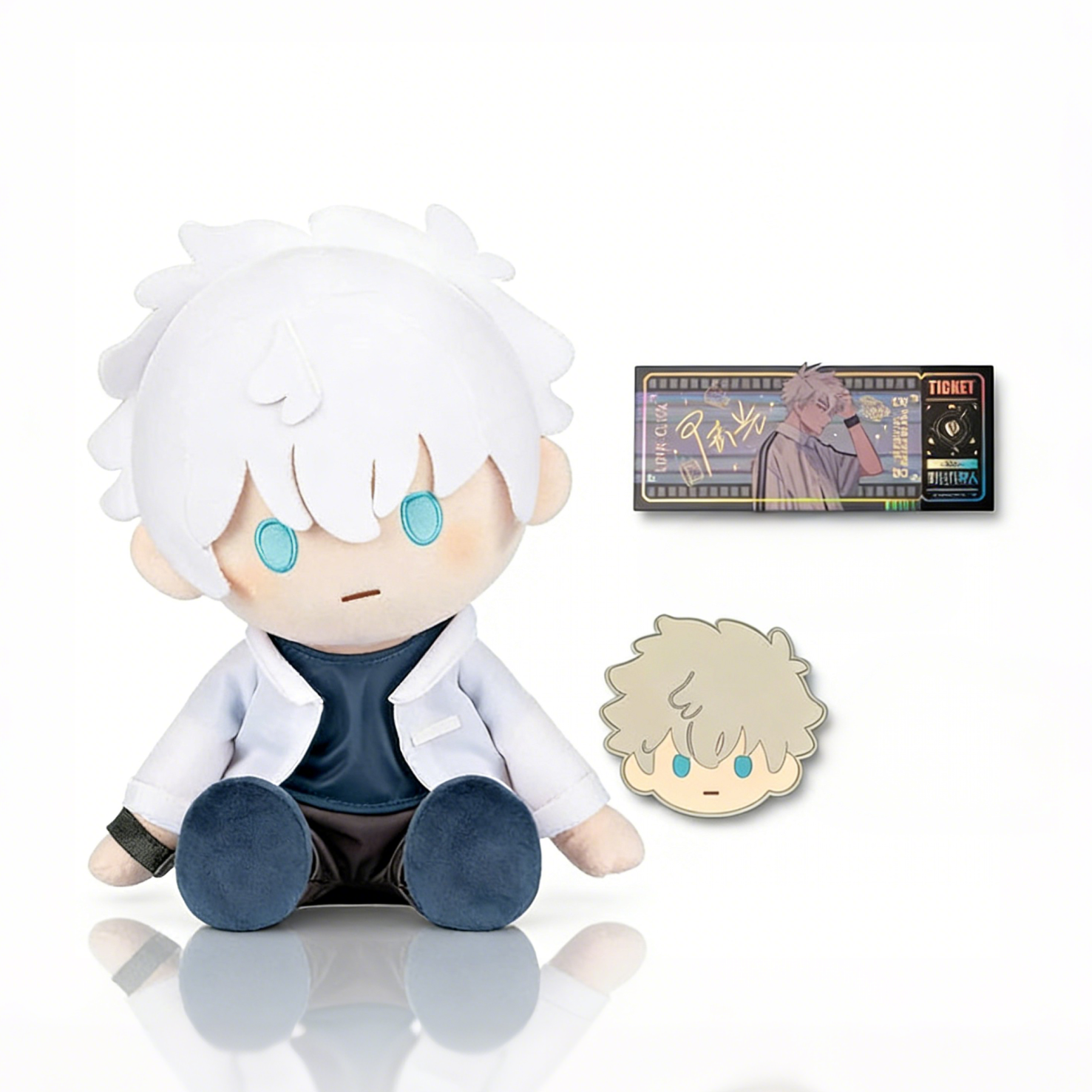 [Official] Link Click | 35cm Giant Sitting Plush Doll Set (13.78 in) Lu Guang