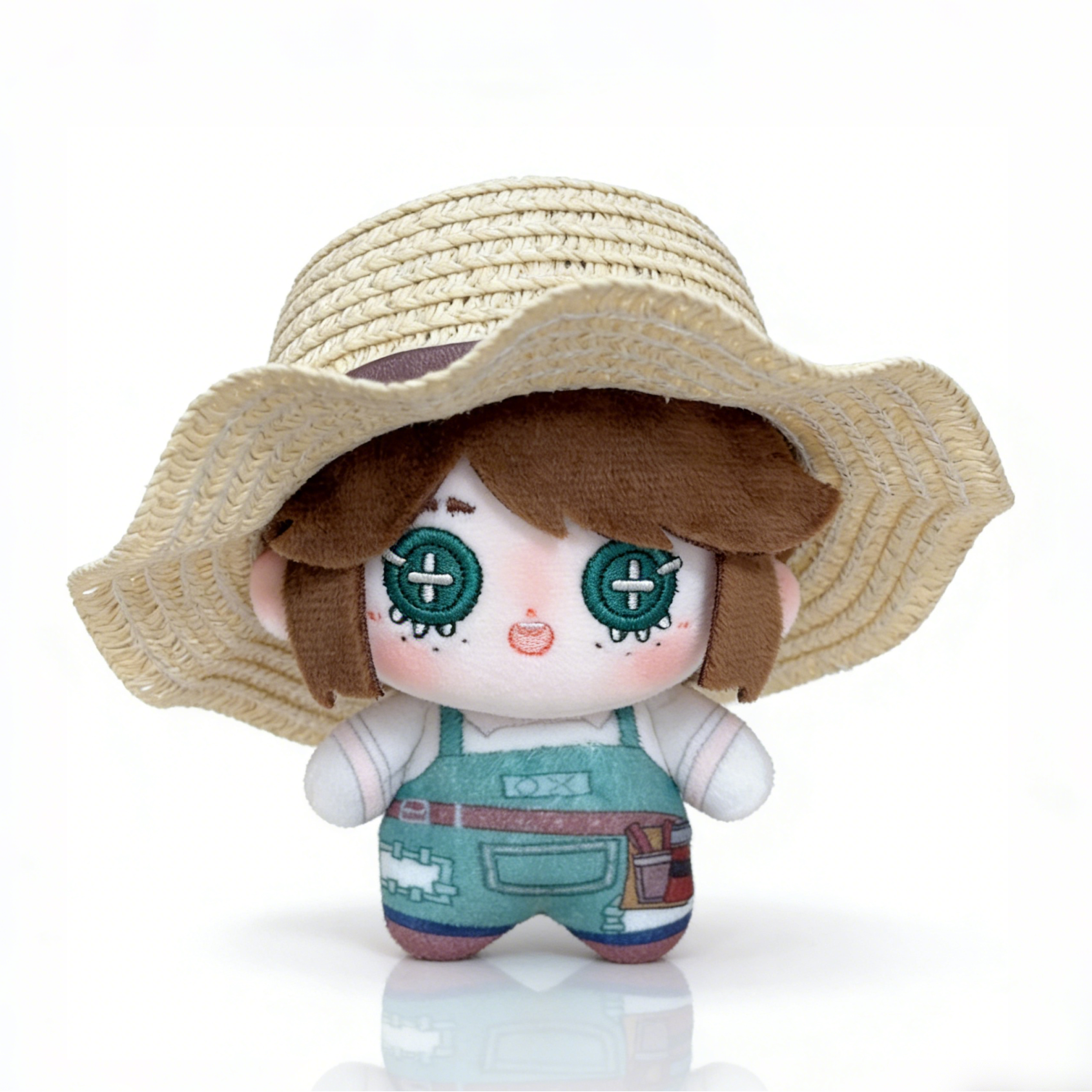 Identity V | Gardener Emma Woods Plush Mascot Keychain (3.94 in) Straw hat style