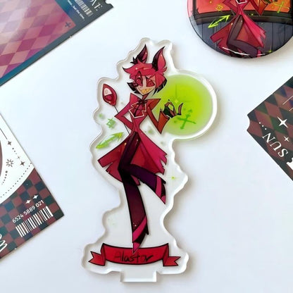 Hazbin Hotel Alastor Acrylic Standee - 6 Inch (15cm) Anime Desk Decor.
