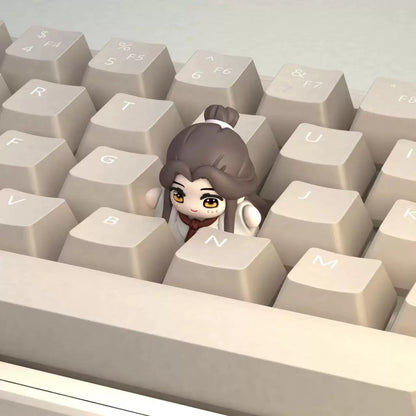 Premium Xie Lian resin keycap inspired by Heaven Official's Blessing (TGCF). This keycap featuring detailed design, perfect for fans.