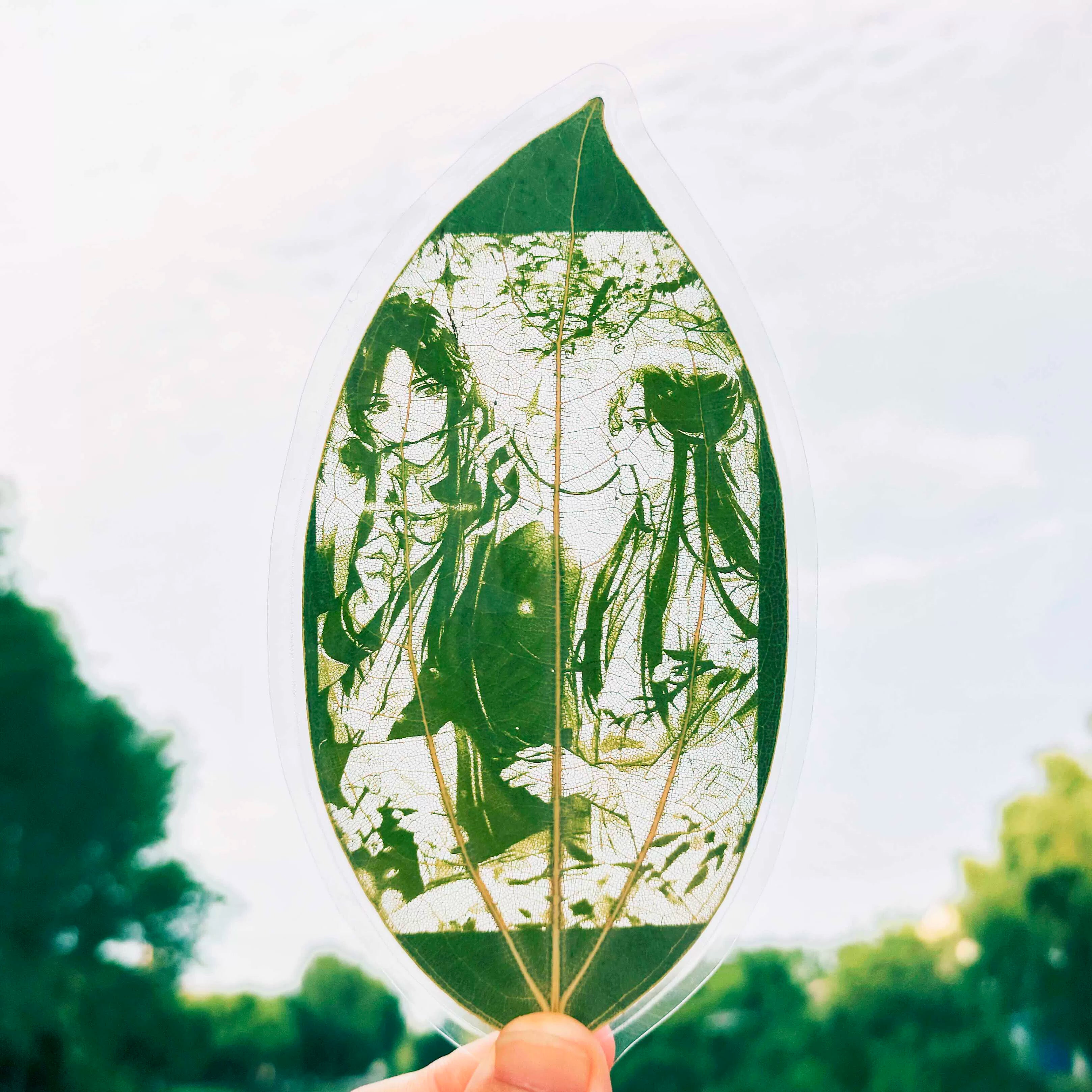 Heaven Official's Blessing | Xie Lian & Hua Cheng Carved Natural Leaf Art Style Three