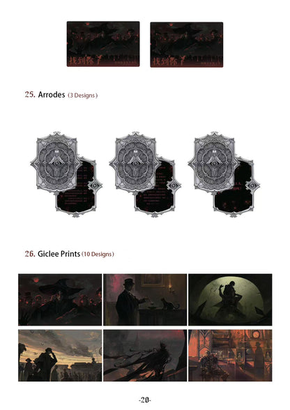 [Official] Lord of the Mysteries Tarot Fugue Collection Cards & Bookmarks