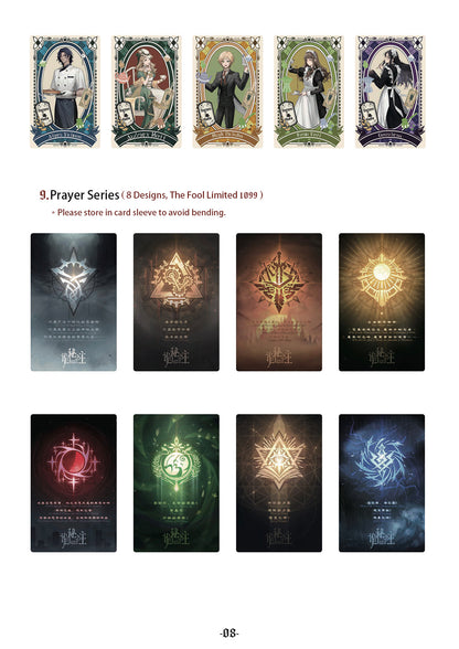 [Official] Lord of the Mysteries Tarot Fugue Collection Cards & Bookmarks