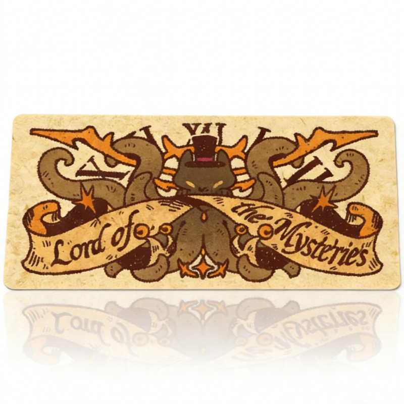 Lord of the Mysteries | Retro Klein Cat Leather Mousepad
