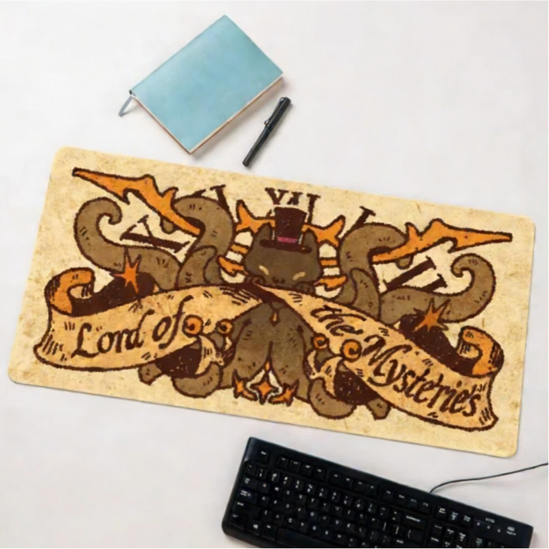 Lord of the Mysteries | Retro Klein Cat Leather Mousepad