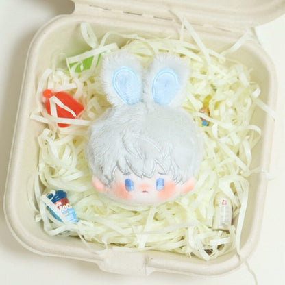 Love and Deepspace Xavier mini plush keychain. 5cm (2")  with exquisite embroidery, soft plush, and metal clasp. 