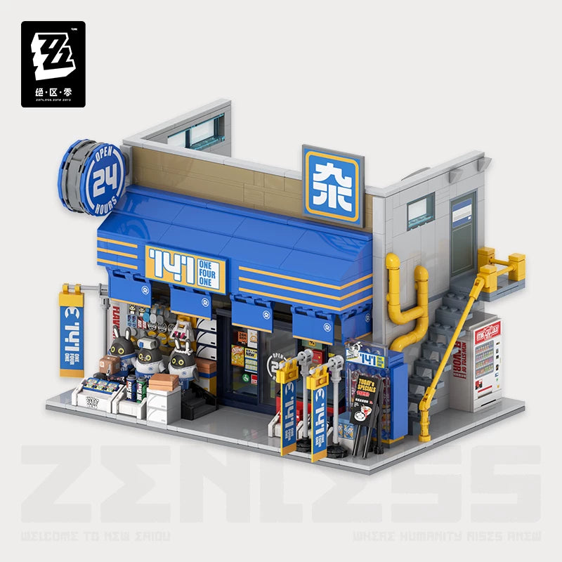 Zenless Zone Zero Official Sixth Street Scene Building Block Set Vol. 1 – Random Play - product image 6