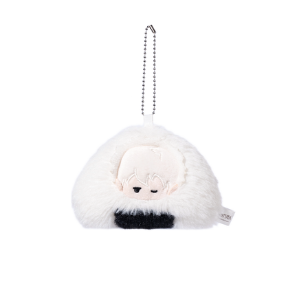 [Official] Link Click | Monochrome Onigiri Mini Plush Mascot (3.54 in) Lu Guang
