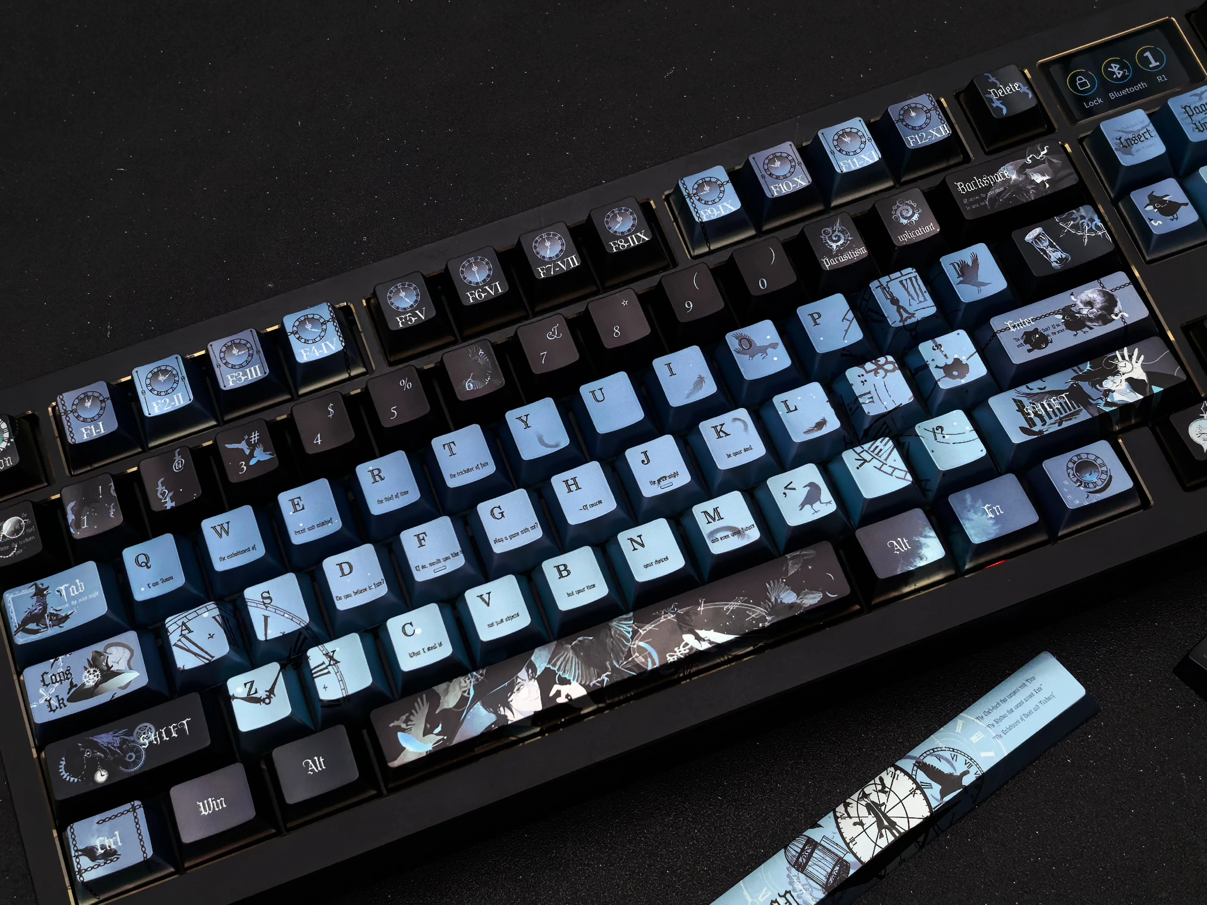 Lord of the Mysteries Amon Metallic Keycap Keyboard Setup