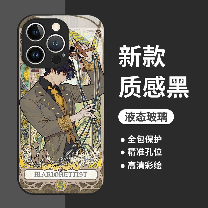 Lord of the Mysteries The Fool glass phone case side protection detail