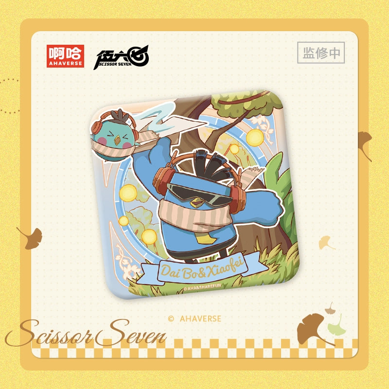 Scissor Seven | Double flashing Character Badges