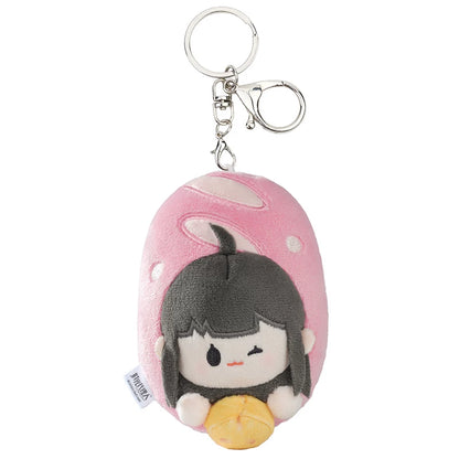 [Official] Link Click | Pull-String Wiggle Plush Mascot (3.94 in) Baguette - Qiao Ling