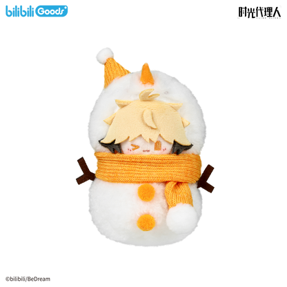 [Official] Link Click | Little Snowman Series Plush Mascot Keychain (4.33 in) Xia Fei
