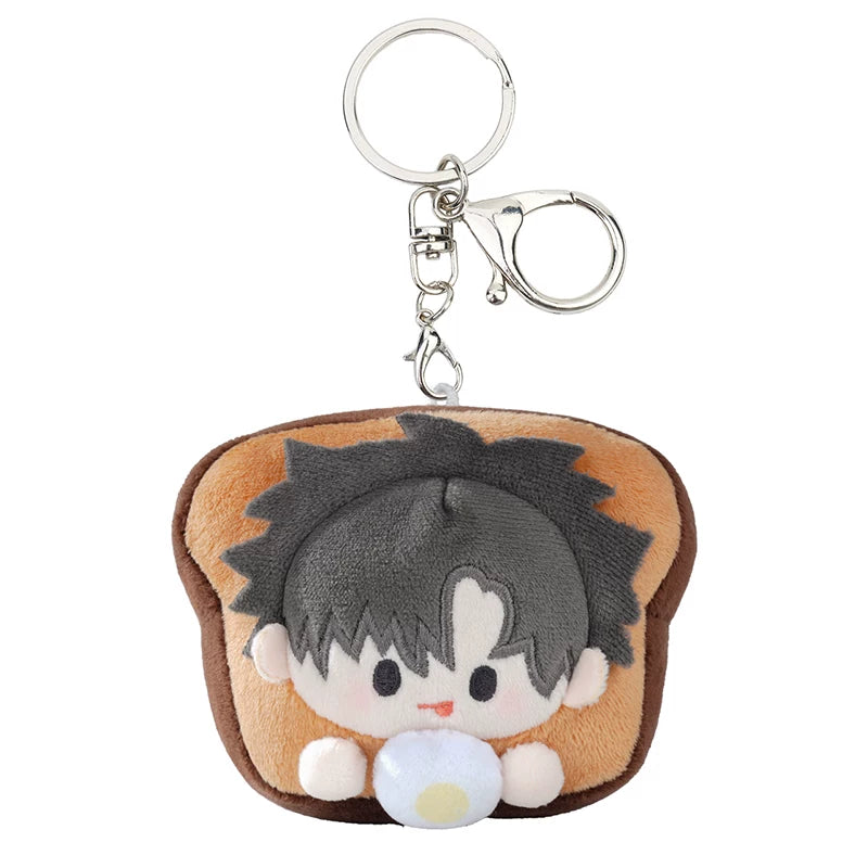 [Official] Link Click | Pull-String Wiggle Plush Mascot (3.94 in) Toast - Cheng Xiaoshi