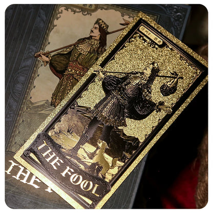 Lord of the Mysteries Blasphemy Cards Antique Gold Gift Box open display image