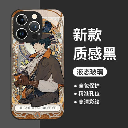 Lord of the Mysteries The Fool glass phone case precise cutout detail