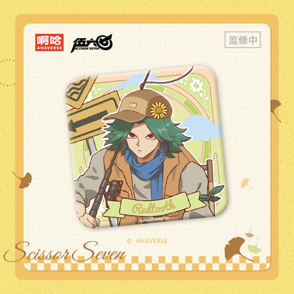 Scissor Seven | Double flashing Character Badges