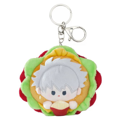 [Official] Link Click | Pull-String Wiggle Plush Mascot (3.94 in) Hamburger - Lu Guang
