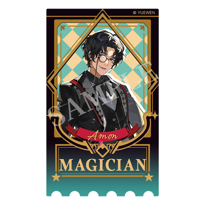 LOTM丨Circus series relief bronzing ticket stub acrylic card