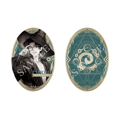 LOTM丨Official painted retro series double flash badge set