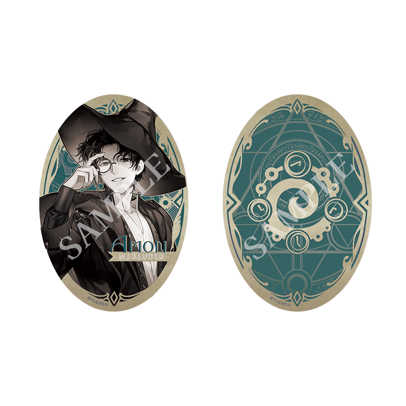 LOTM丨Official painted retro series double flash badge set