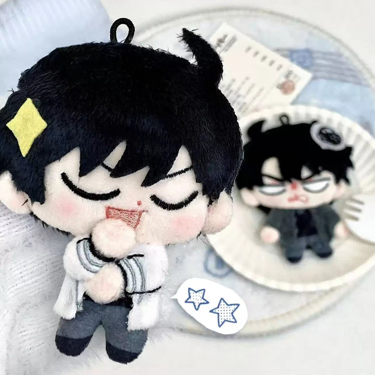 Omniscient Reader's Viewpoint Fan Merch 2.5D Cotton Doll Keychain Pendant - Oh Heoheo & Jillingja CP Pair