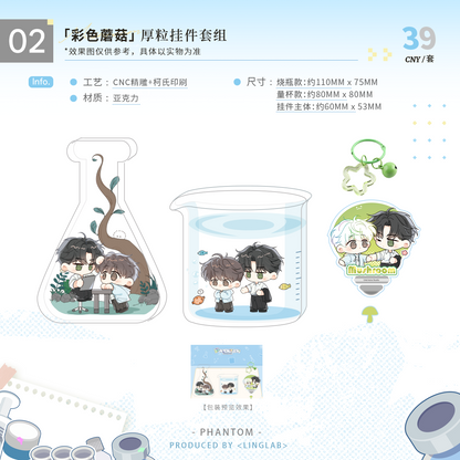 Little Mushroom volume 2 novel-inspired clear card charms image 2
