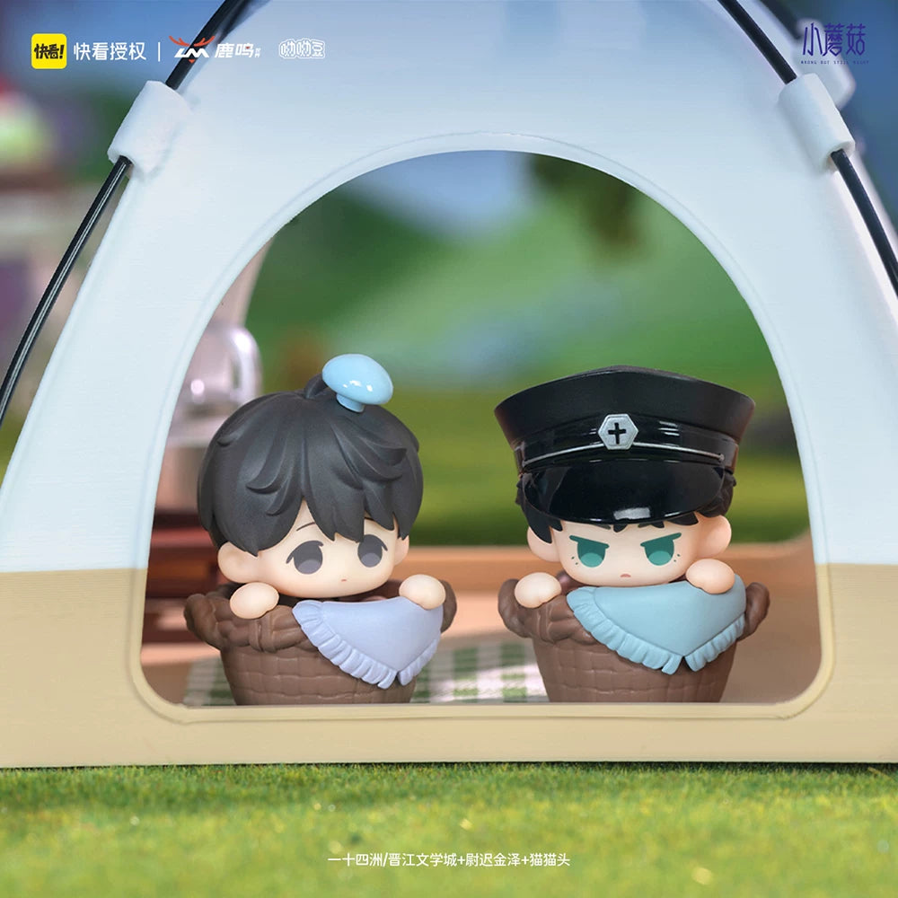 Little Mushroom Moe Meal Box Yoyo Bean figure blind box image 5