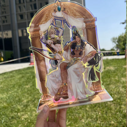 Reunion 520 Zhang Li and Mohemisi acrylic stand outdoor lifestyle photo