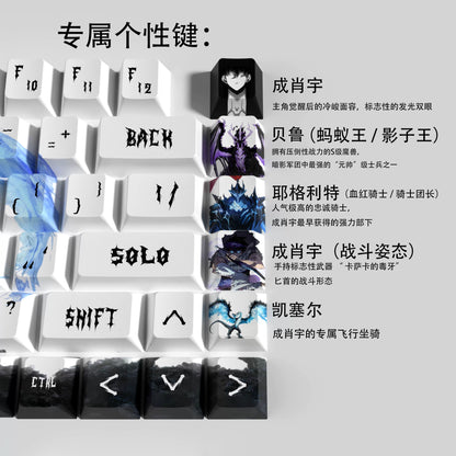 Solo Leveling Sung Jinwoo Shadow Monarch custom keycap set product image 2