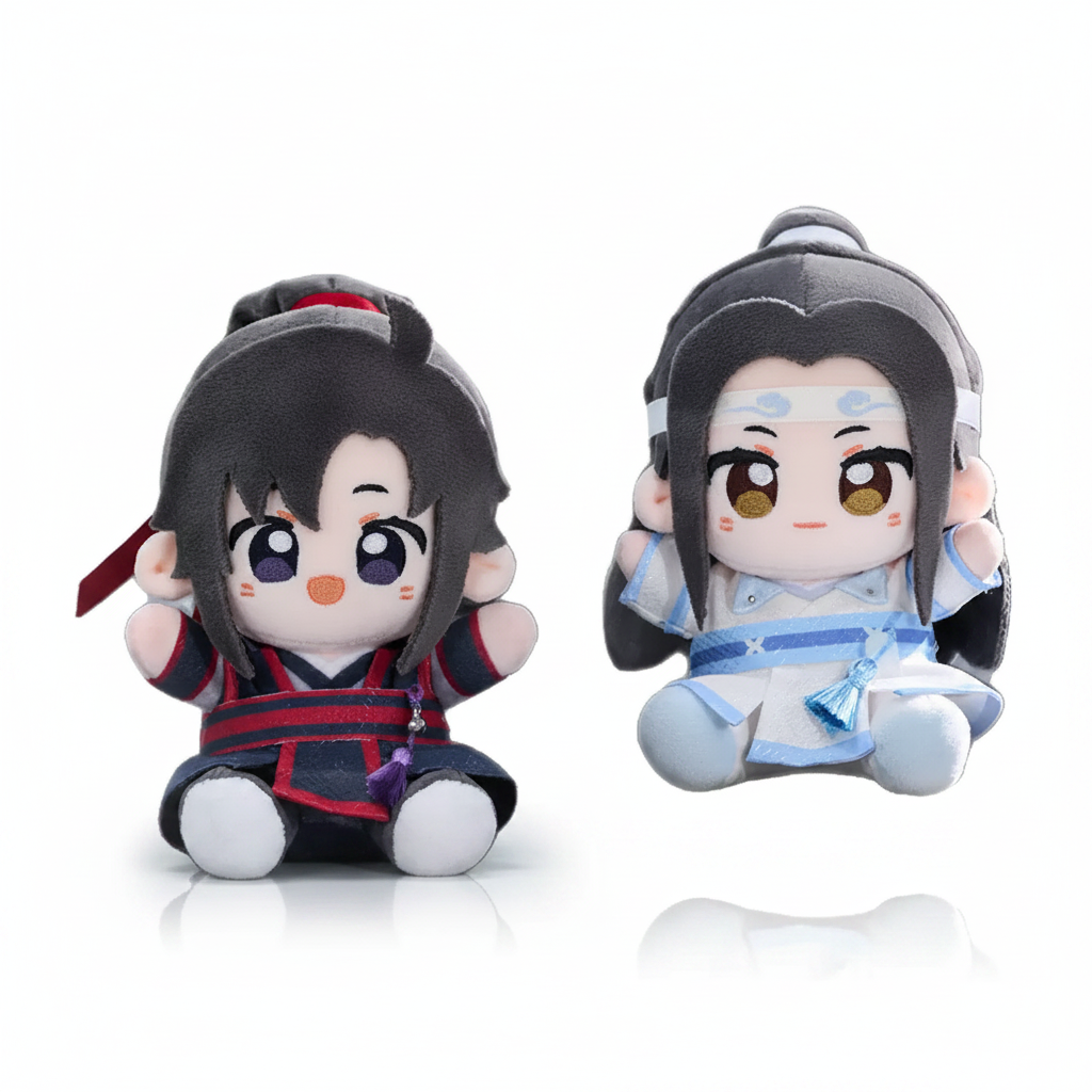 MINIDOLL Mo Dao Zu Shi Young Q Baby plush doll and round charm product image 1