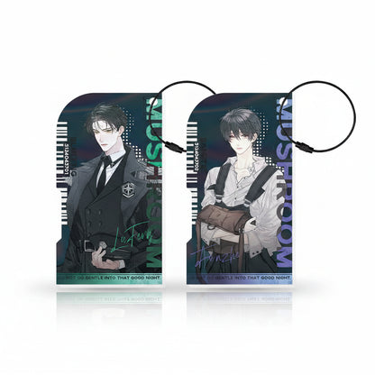 Official Little Mushroom Judgment Day ID keychain