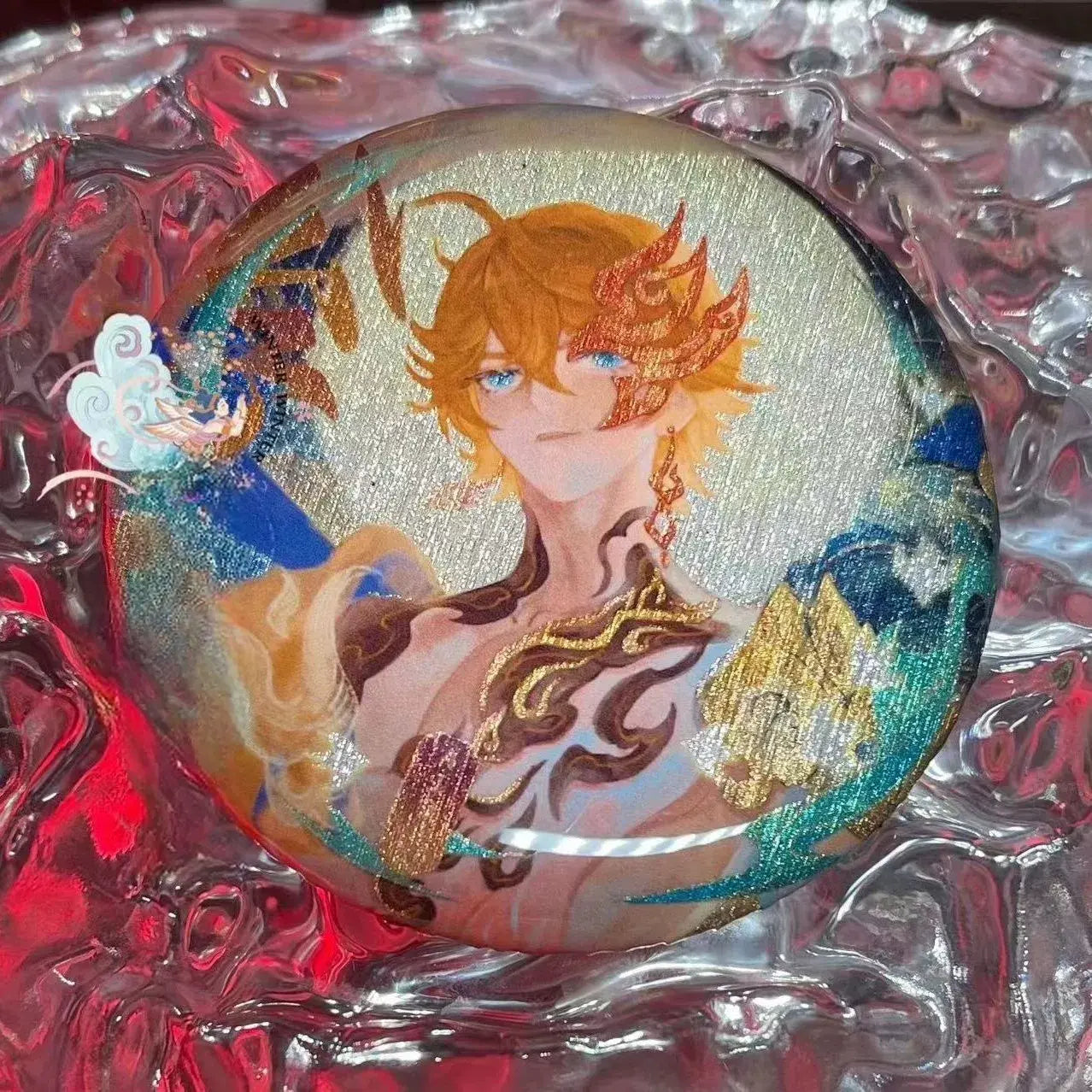 Genshin Impact | Soaring Deity Series Holographic Badges