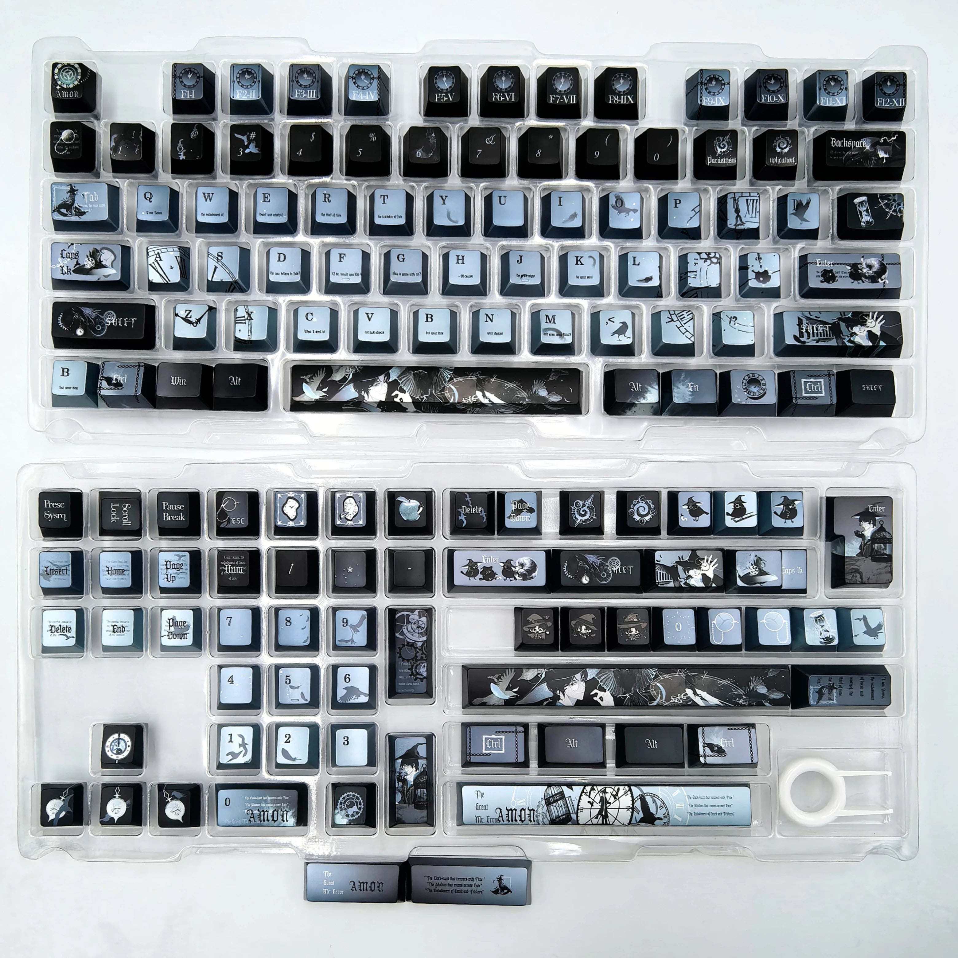 Lord of the Mysteries Amon Metallic Keycap Packaging