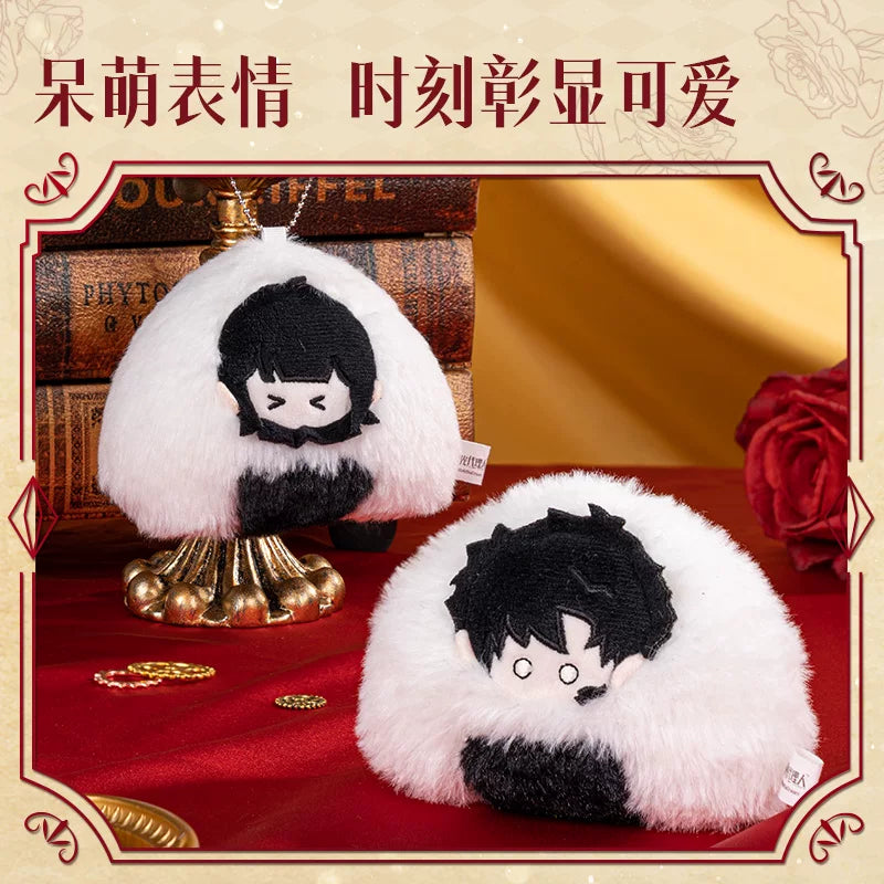 [Official] Link Click | Monochrome Onigiri Mini Plush Mascot (3.54 in)