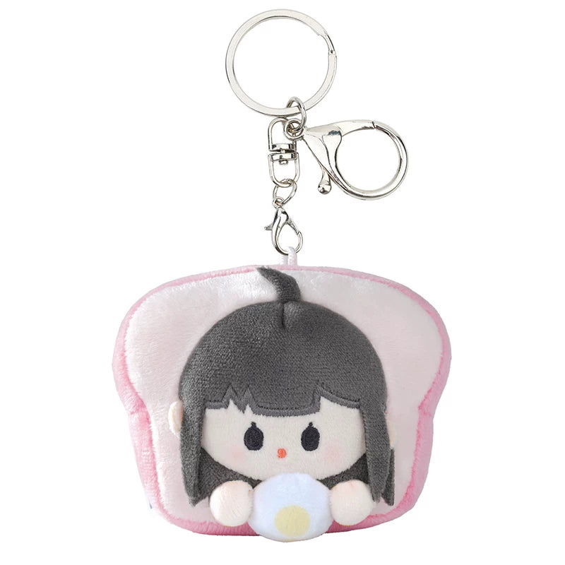 [Official] Link Click | Pull-String Wiggle Plush Mascot (3.94 in) Toast - Qiao Ling