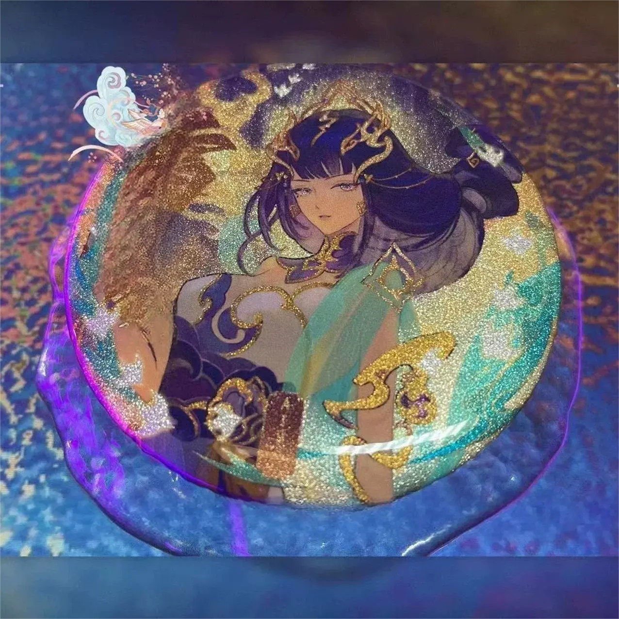 Genshin Impact | Soaring Deity Series Holographic Badges