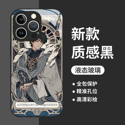 Lord of the Mysteries The Fool glass phone case feature panel