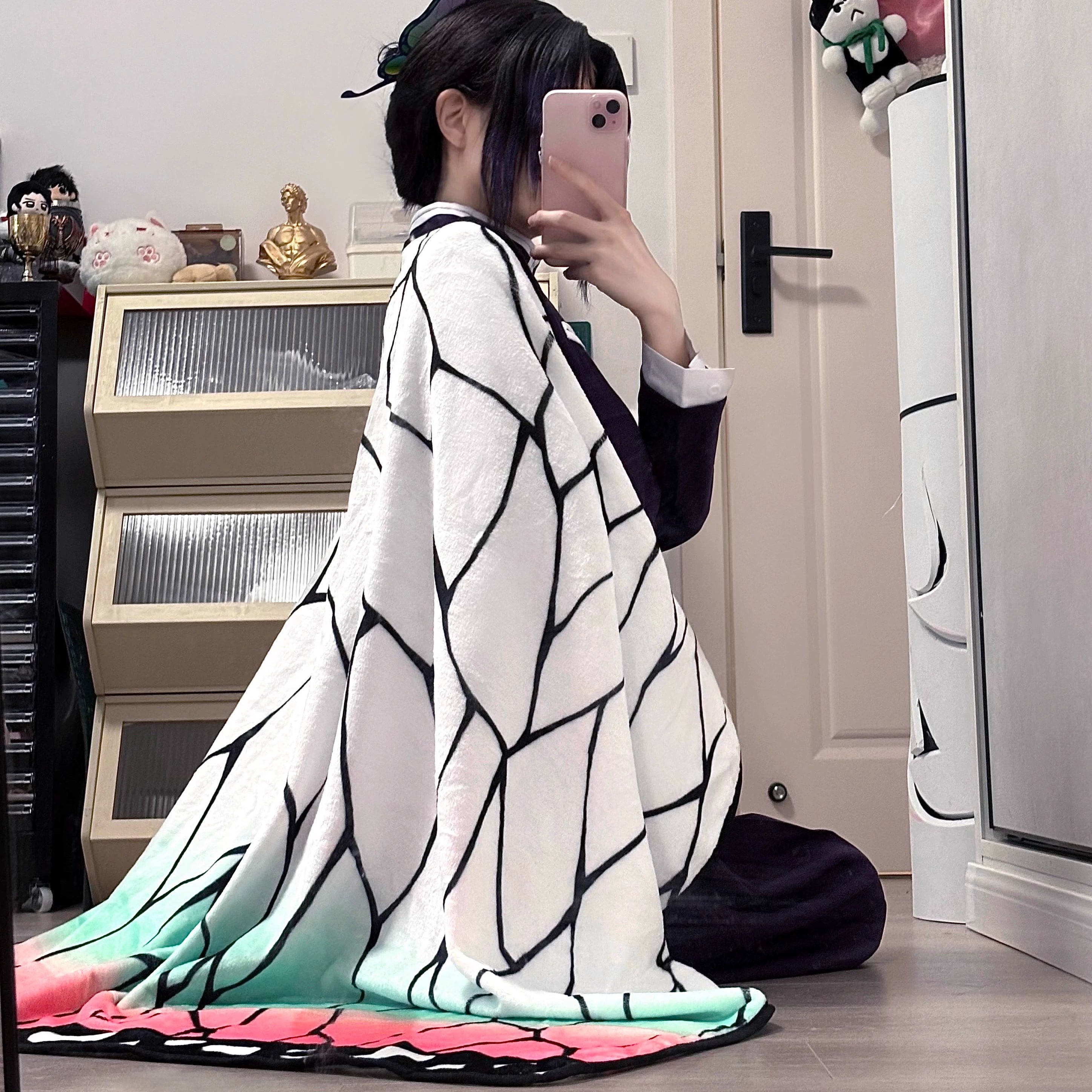 Demon Slayer | Shinobu Inspired Blanket Cosplay