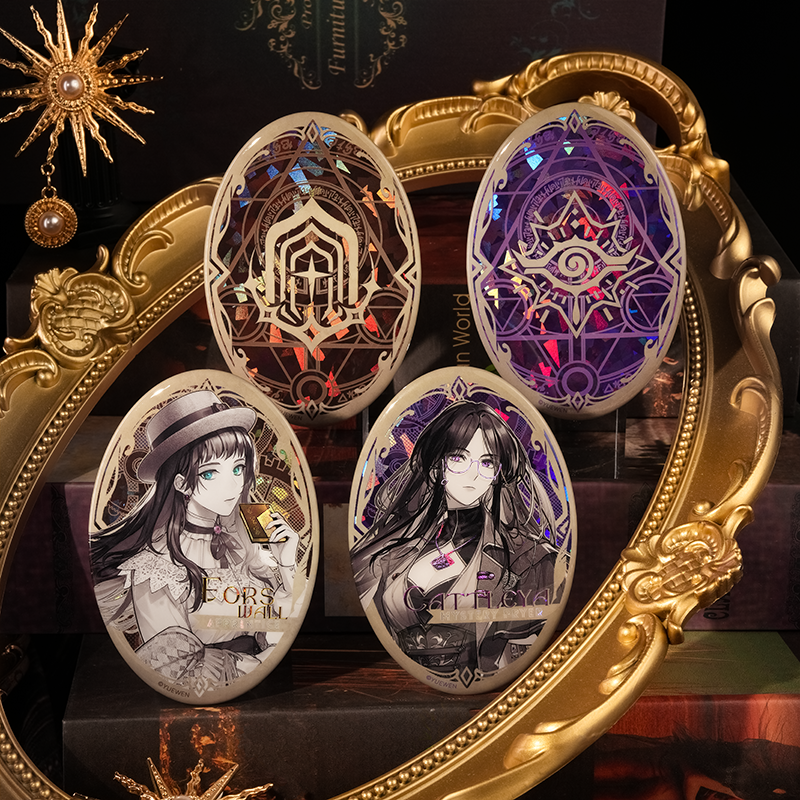 LOTM丨Official painted retro series double flash badge set