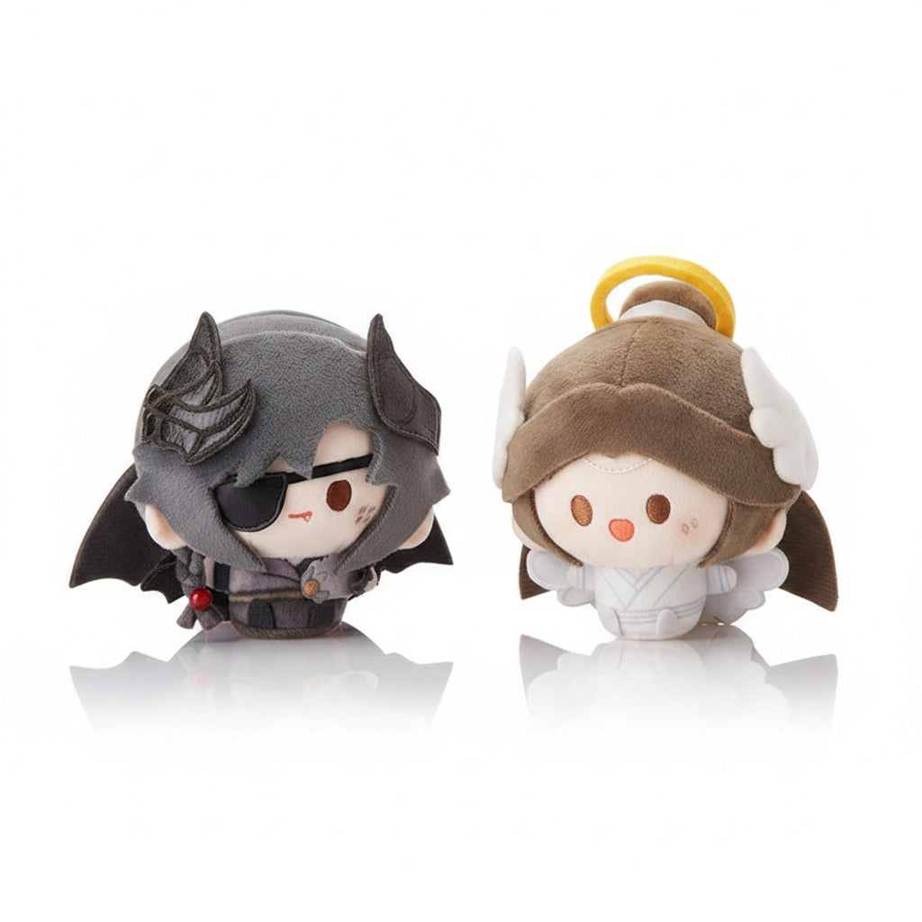 MINIDOLL TGCF Angel and Demon Huhu plush keychain main product image