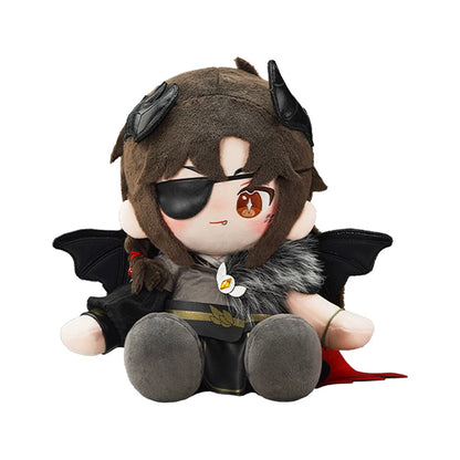 Official MINIDOLL TGCF Angel and Demon Huhu Sitting Plush Doll Demon Hua Cheng display detail