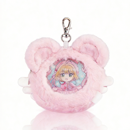 [Official] Cardcaptor Sakura | Mofufusa Fluffy Keychains & Badges & Ita-Bags Sakura (Badges)