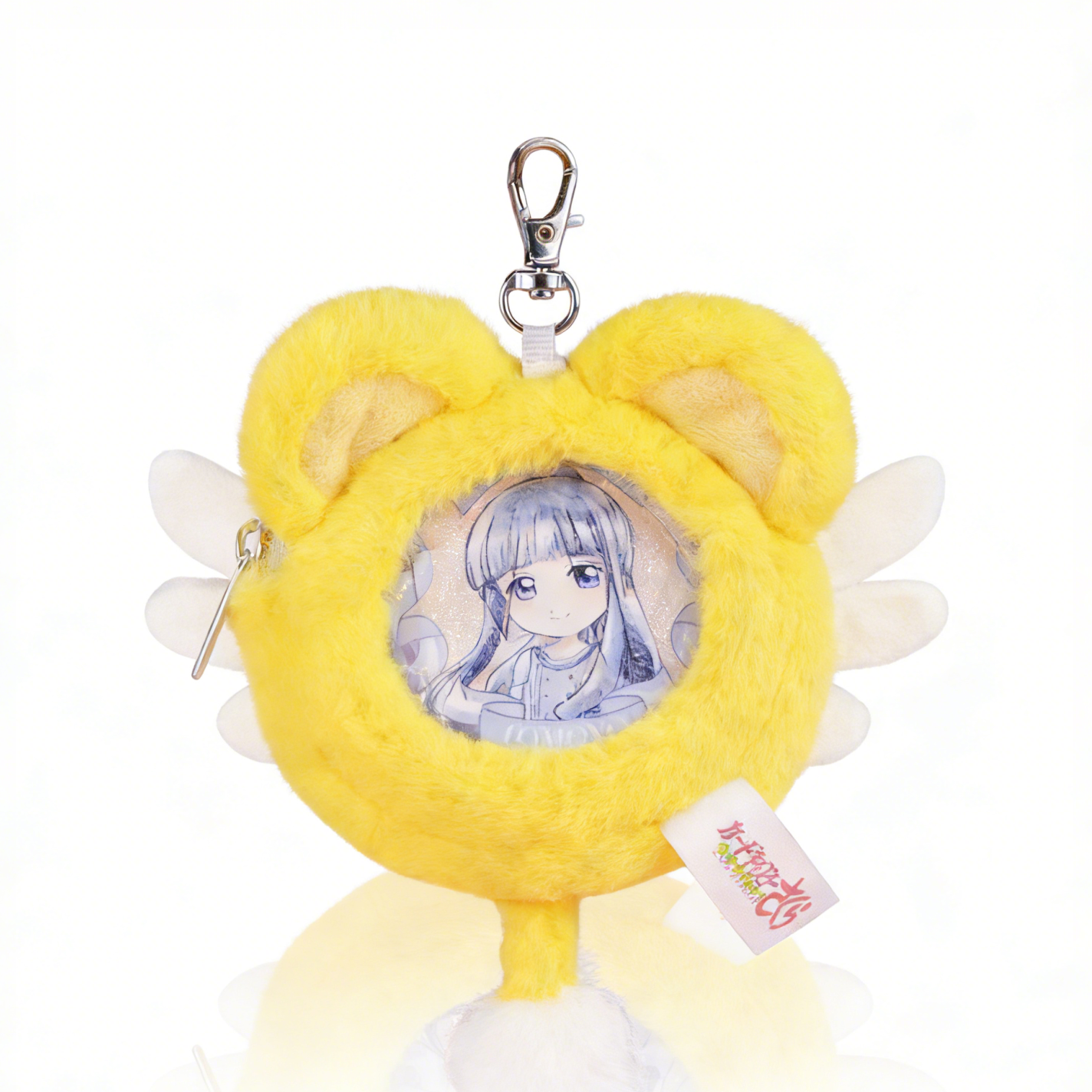 [Official] Cardcaptor Sakura | Mofufusa Fluffy Keychains & Badges & Ita-Bags Tomoyo (Badges)