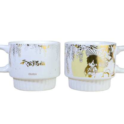 Premium ceramic mug featuring Hua Cheng & Xie Lian from Heaven Official's Blessing (TGCF). High-quality collectible drinkware for fans. 