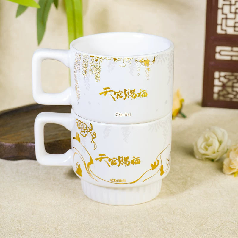 Premium ceramic mug featuring Hua Cheng & Xie Lian from Heaven Official's Blessing (TGCF). High-quality collectible drinkware for fans. 