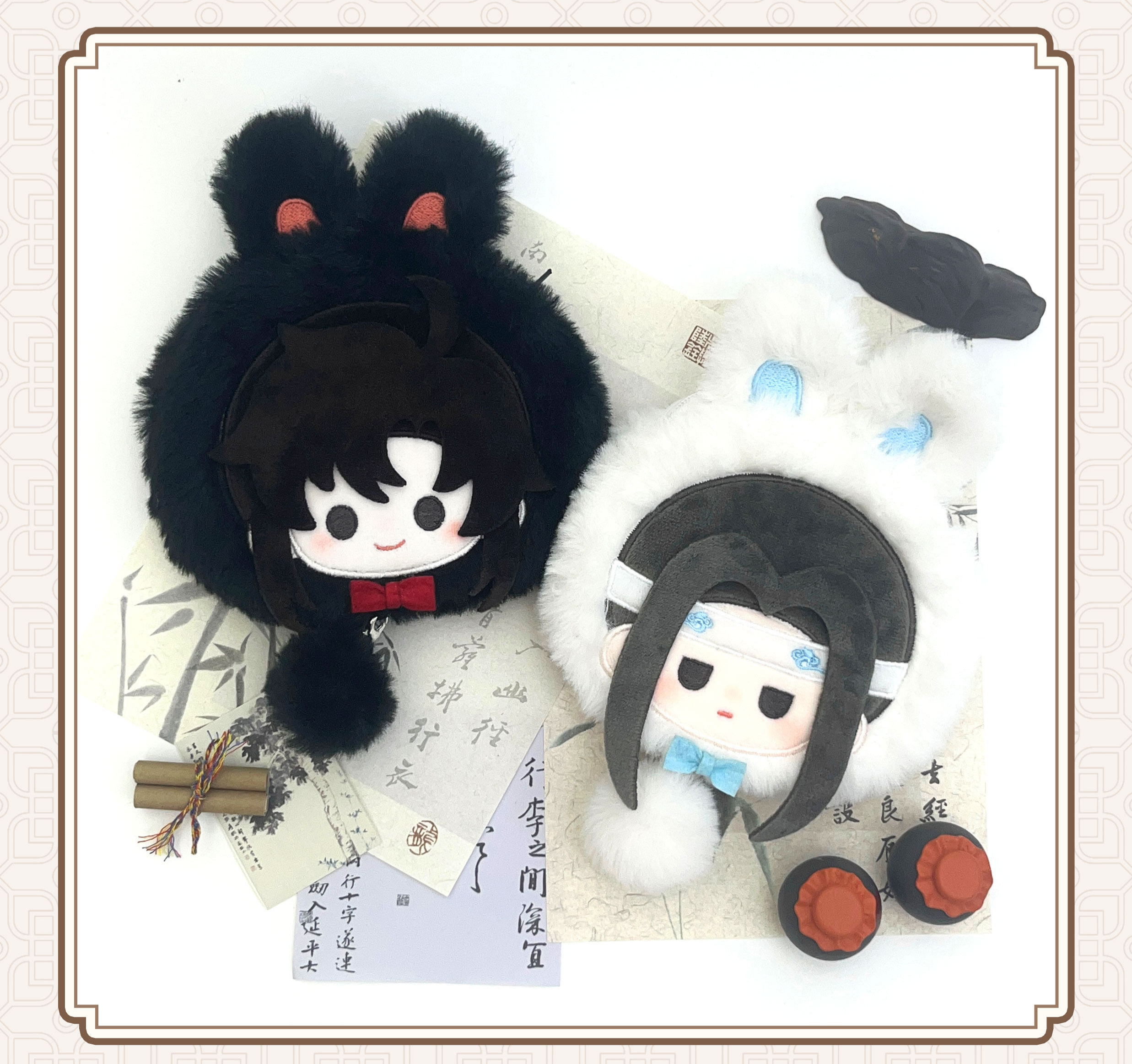 [Official] Mo Dao Zu Shi (MDZS) | Gusu Rabbit Plush Coin Purse (4.72 in)