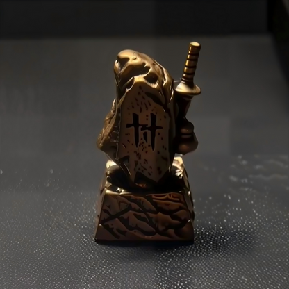 Where Winds Meet | Antique Metal Finish Boundary Marker Keycap