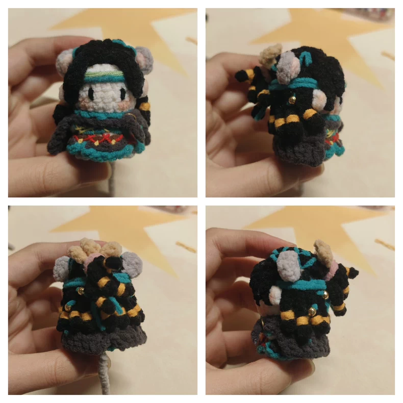 Where Winds Meet | Hand-Crocheted Wuxia Sect Mini Figures (1.97 in)