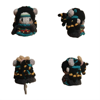 Where Winds Meet | Hand-Crocheted Wuxia Sect Mini Figures (1.97 in) Jiuliu Sect (male)